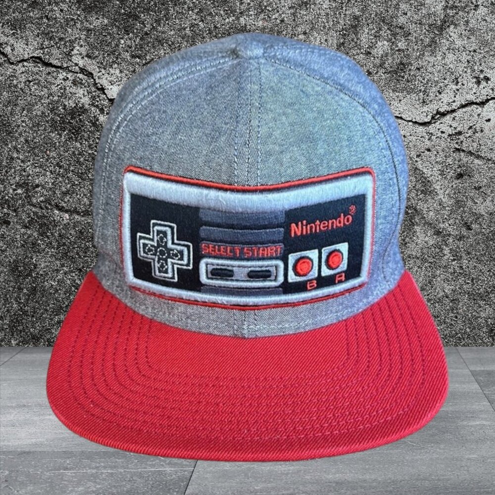 Nintendo Nes Video Game Controller Embroidered Gr… - image 3